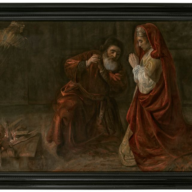 Rembrandt van Rijn — Жертва Маноя