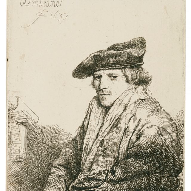 Rembrandt van Rijn — Молодой человек в бархатной шапочке (Петрус Сильвиус)