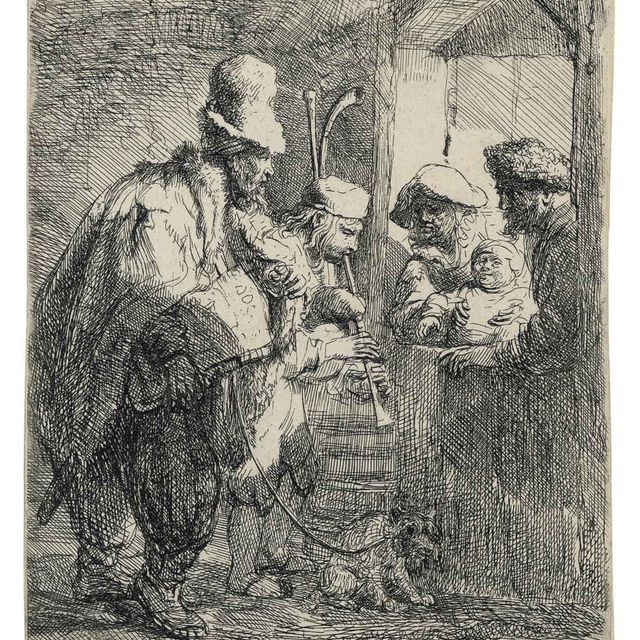 Rembrandt van Rijn — "Бродячие музыканты" (В., Зал. 119; Н. 142)