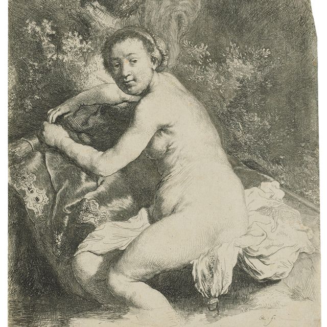 Rembrandt van Rijn — Диана в ванне