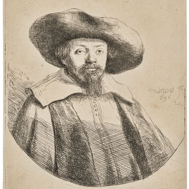 Rembrandt van Rijn — Манассия Бен Израэль