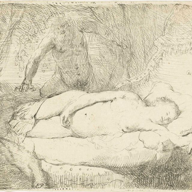 Rembrandt van Rijn — Юпитер и Антиопа