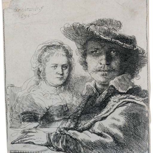 Rembrandt van Rijn — Автопортрет с Саскией (Б., Холл. 19; H. 144)