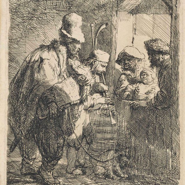 Rembrandt van Rijn — Бродячие музыканты