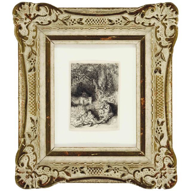 Rembrandt van Rijn — Спящий пастух (Б., Зал. 189; Н. 207)
