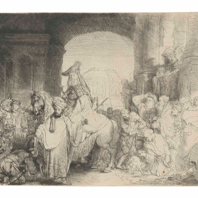 Rembrandt van Rijn — Триумф Мордехая