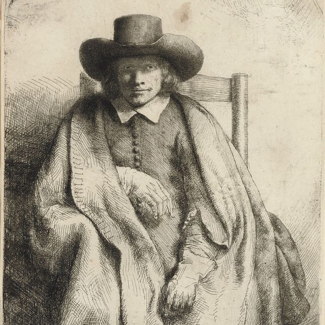 Rembrandt van Rijn — Клемент де Йонге, продавец принтов (Б., стр. 272; Н. 251)