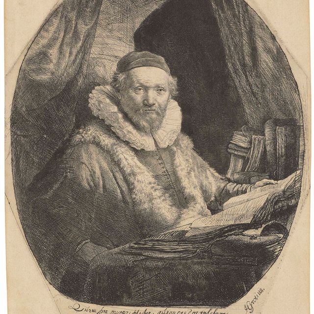 Rembrandt van Rijn — Ян Уитенбогерт, проповедник протестантов