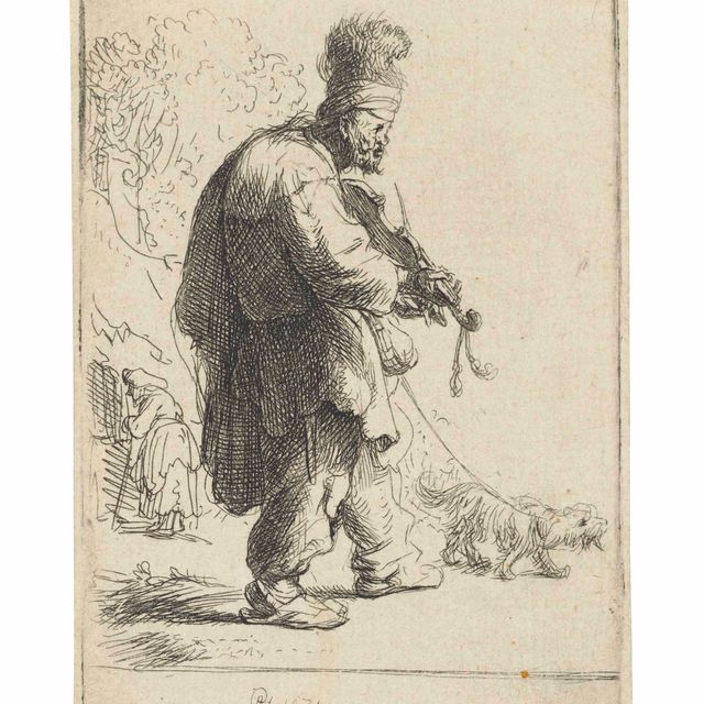 Rembrandt van Rijn — Слепой скрипач