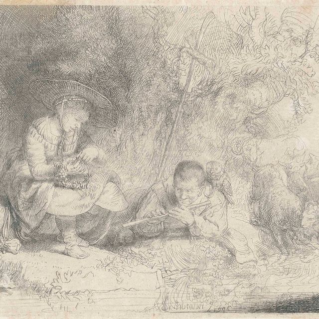 Rembrandt van Rijn — Флейтист