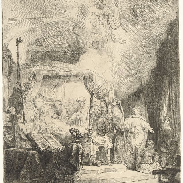 Rembrandt van Rijn — Смерть Пресвятой Девы (Б., Зал. 99; Н. 161)