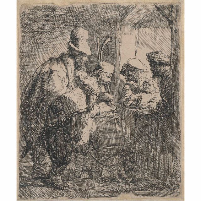 Rembrandt van Rijn — Бродячие музыканты