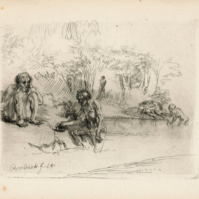 Rembrandt van Rijn — Группа твоих гравюр