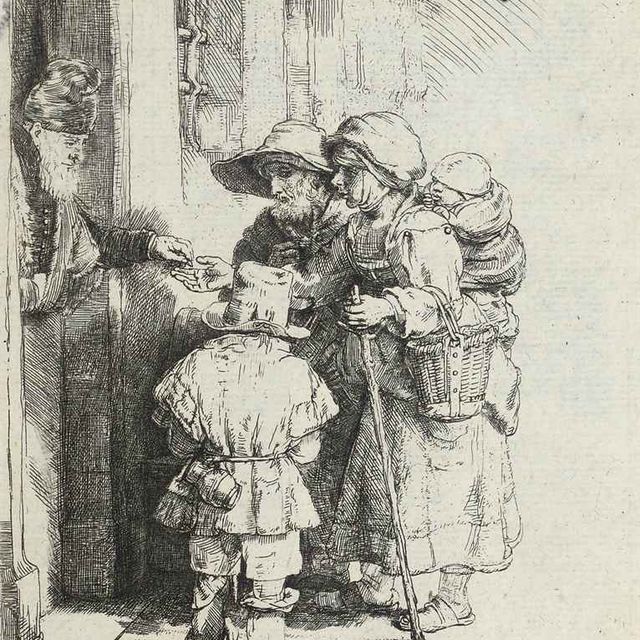 Rembrandt van Rijn — Небольшая коллекция уличных сцен