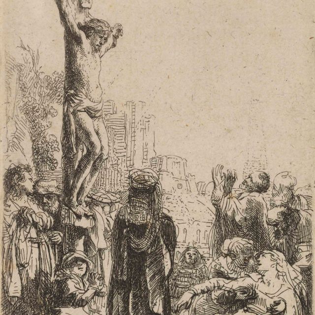 Rembrandt van Rijn — Распятие на кресте