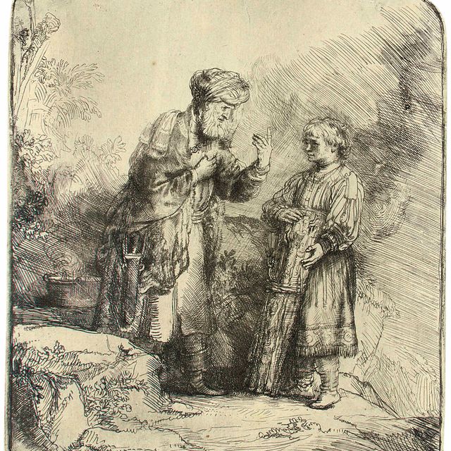 Rembrandt van Rijn — Авраам и Исаак