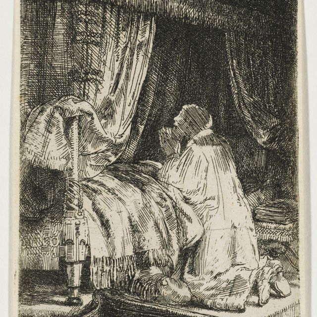 Rembrandt van Rijn — Давид в молитве
