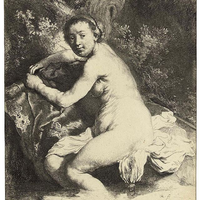Rembrandt van Rijn — Диана в ванне (Барч, Холстейн, 201; Хинд, 42)