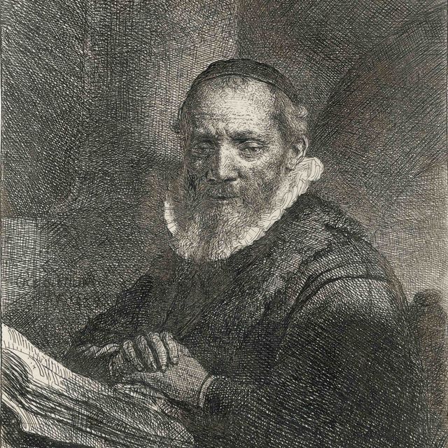 Rembrandt van Rijn — Ян Корнелис Сильвиус, проповедник (B., Зал. 266; H. 111)