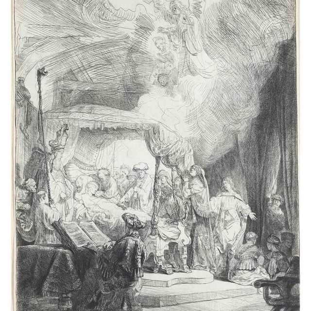 Rembrandt van Rijn — Смерть Пресвятой Девы (Б., Зал. 99; Н. 161)
