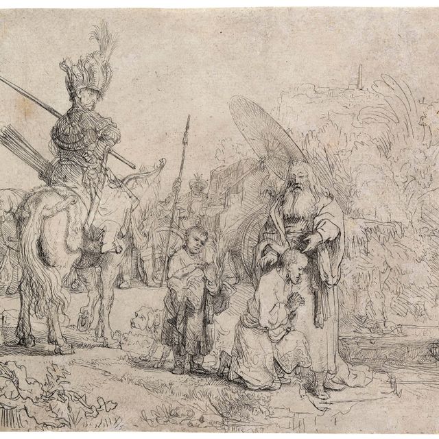 Rembrandt van Rijn — Крещение евнуха