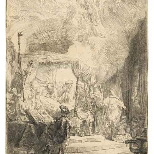 Rembrandt van Rijn — Смерть Пресвятой Девы (Б., Зал. 99; Н. 161)