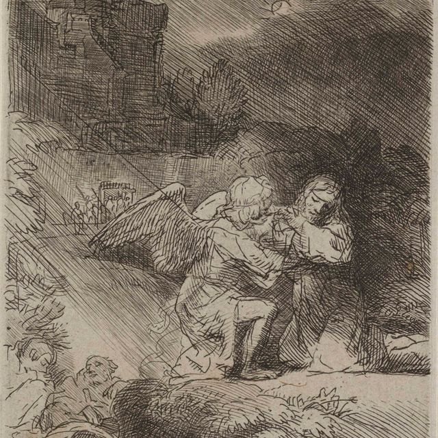 Rembrandt van Rijn — Агония в саду