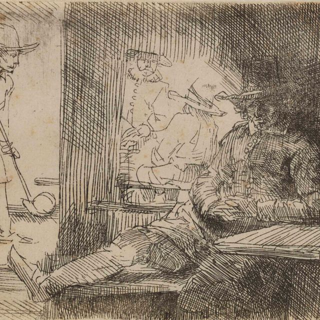 Rembrandt van Rijn — Игрок в рингбол ("Игрок в гольф")