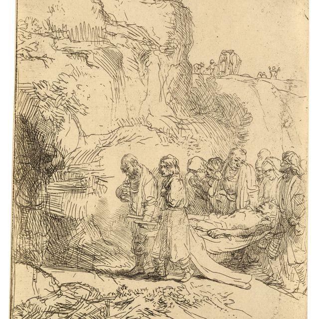 Rembrandt van Rijn — Христа отнесли ко гробу