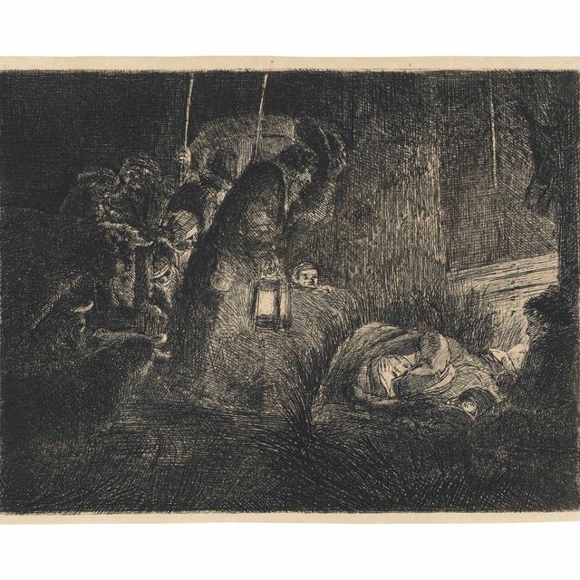Rembrandt van Rijn — Поклонение пастухов: ночная пьеса
