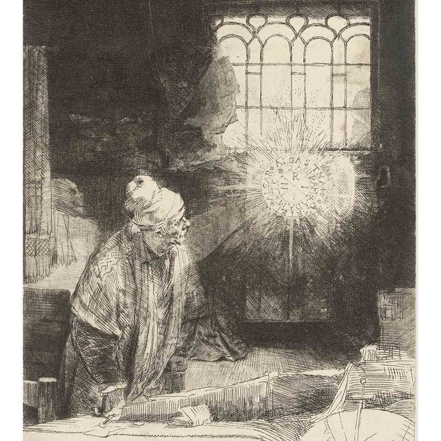 Rembrandt van Rijn — Фауст (Б., стр. 270; Ч. 260)