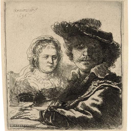 Rembrandt van Rijn — Автопортрет с Саскией (Б., Холл. 19; H. 144)