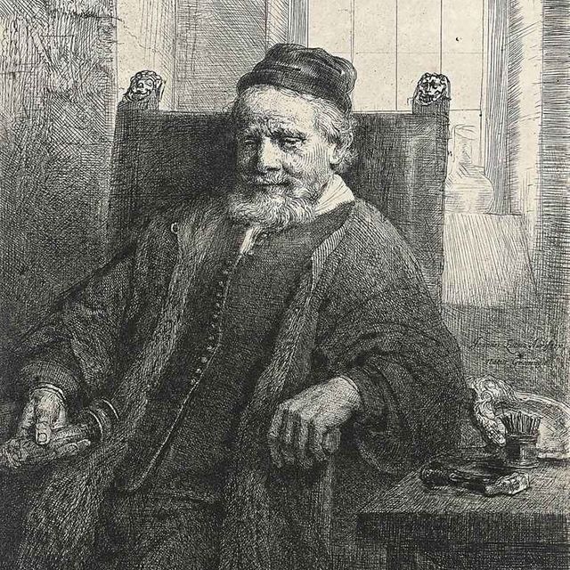 Rembrandt van Rijn — Ян Лутма, ювелир (Барч, Холстейн, 276; Хинд, 290)