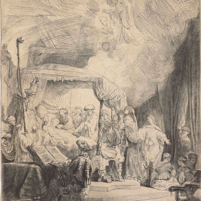 Rembrandt van Rijn — Смерть Пресвятой Девы (Барч, Холстейн, 99; Хинд, 161; Нью-Холстейн, 173)