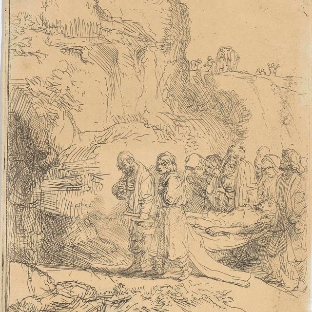 Rembrandt van Rijn — Христа несли ко гробу (Барч, Холстейн, 84; Хинд, 215; Нью-Холстейн, 222)