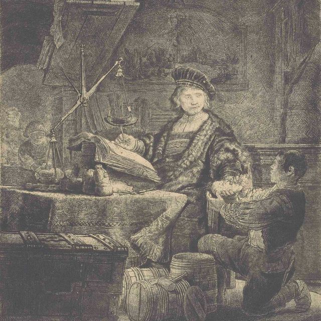 Rembrandt van Rijn — Ян Ойтенбогерт (обладатель золотого веса)