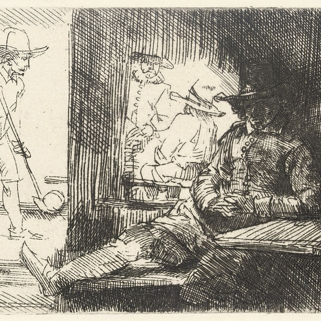 Rembrandt van Rijn — Игрок в гольф (Б., Зал. 125; Н. 272)