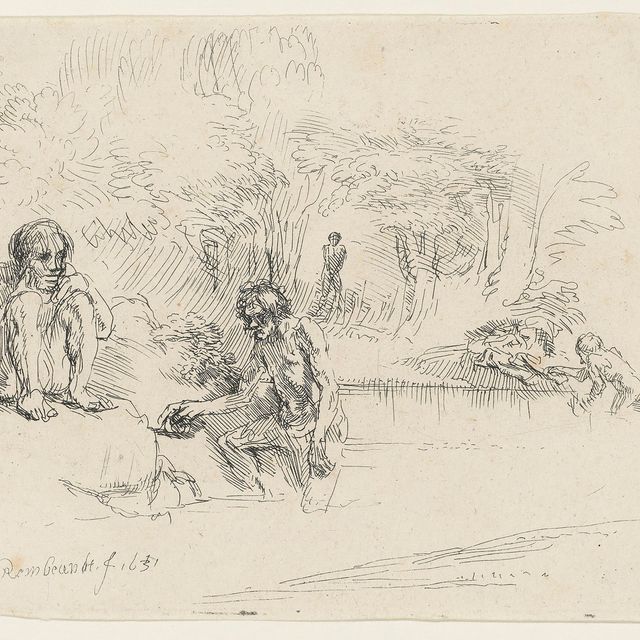 Rembrandt van Rijn — Купальщики