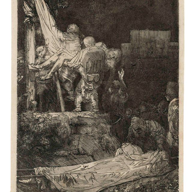 Rembrandt van Rijn — Снятие с Креста при свете факелов (В., Зал. 83; Н. 280)