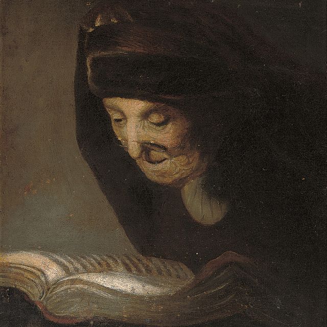 Rembrandt van Rijn — Мать художника читает
