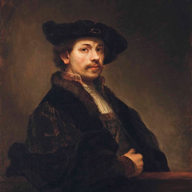 Rembrandt van Rijn — Портрет Рембрандта Харменса. ван Рийн в возрасте 34 лет