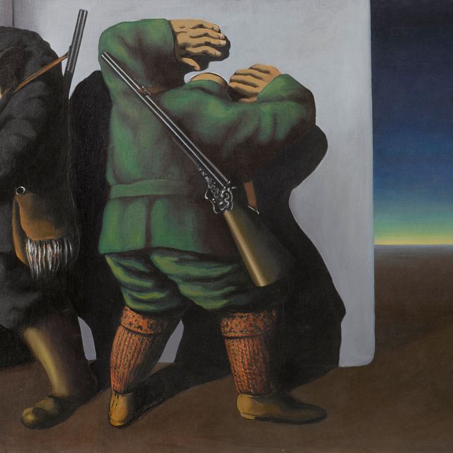 René Magritte — Охотники на ночном берегу