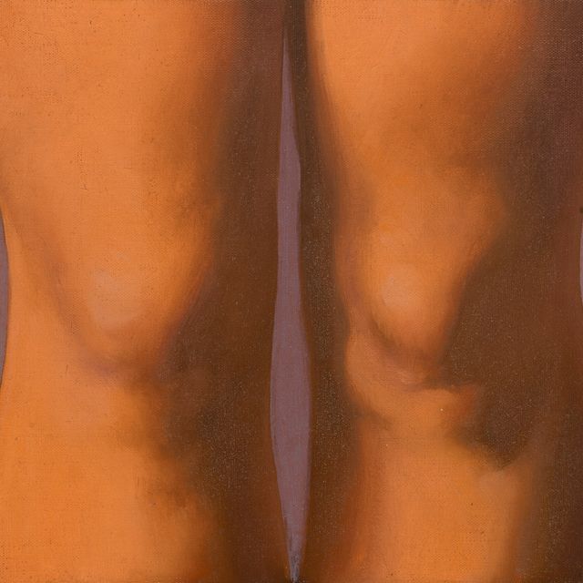 René Magritte — Взгляд сверху: genoux