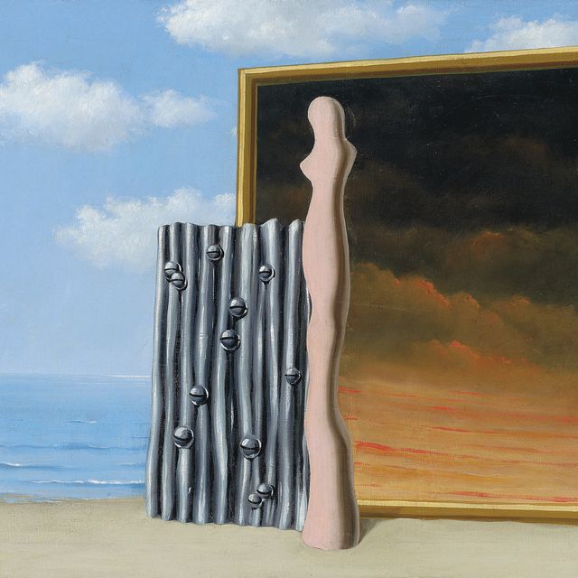 René Magritte — Композиция на морском берегу