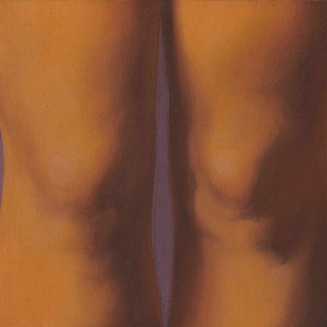 René Magritte — Взгляд сверху: genoux