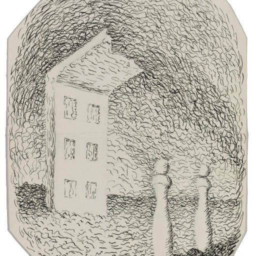 René Magritte — Дом из двух перьев