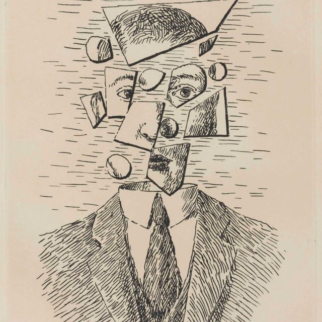 René Magritte — Без названия, из "Аубе и л'Антипод" (К. и Б. 8)