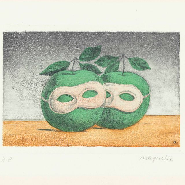 René Magritte — Прет Марию из "Знака наблюдения за временными проявлениями любви"
