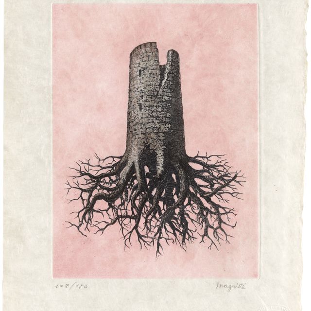 René Magritte — Ля Фоли Олмэйр, от: Ле лин де Пайль
