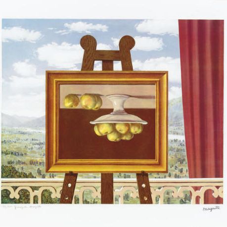 René Magritte — Без названия, из "Истории и философии Р. Магритта"